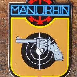 Ancien autocollant Manurhin