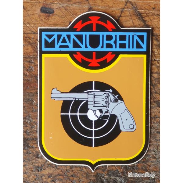 Ancien autocollant Manurhin