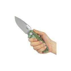Couteau Pliant Kubey Tityus Lame Acier 14C28N Manche G10 Camouflage Liner Lock KUB322Q