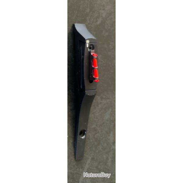 Guidon et support complet, fibre optique rouge d'origine BROWNING pour BAR, MARAL, WINCHESTER SXR2