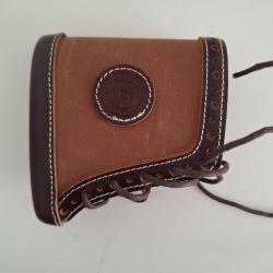 Plaque de couche cuir faite main