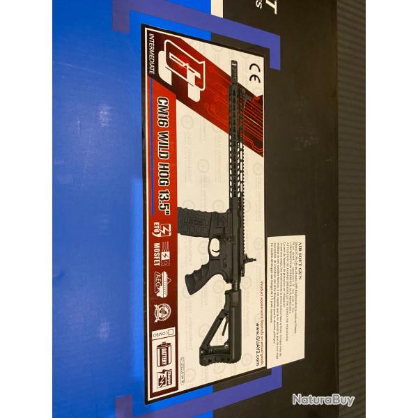 R�plique AEG Airsoft G&G CM16 Wild Hog 13.5" + accessoires
