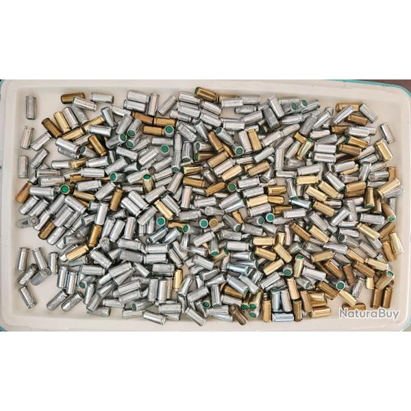 Lot 500 cartouches � blanc 9mm PAK - Titan + grandes marques - Vente sans r�serve