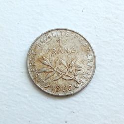 Pi&egrave;ce de 1 franc 1960