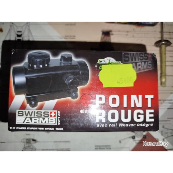 Lunette Point Rouge Swiss Arms