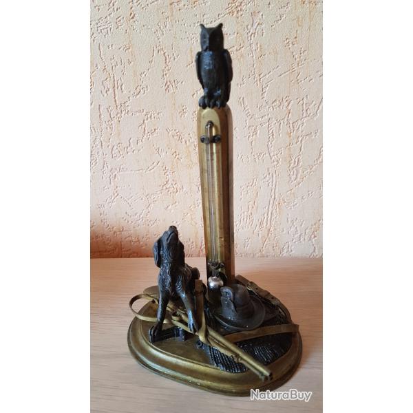 chien � l'arr�t  bronze