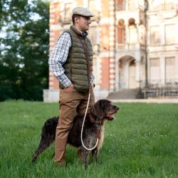 La Complice - Laisse bandouli&egrave;re modulable en cuir sur mesure