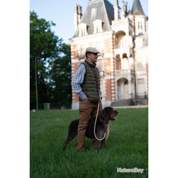 La Complice - Laisse bandouli�re modulable en cuir sur mesure