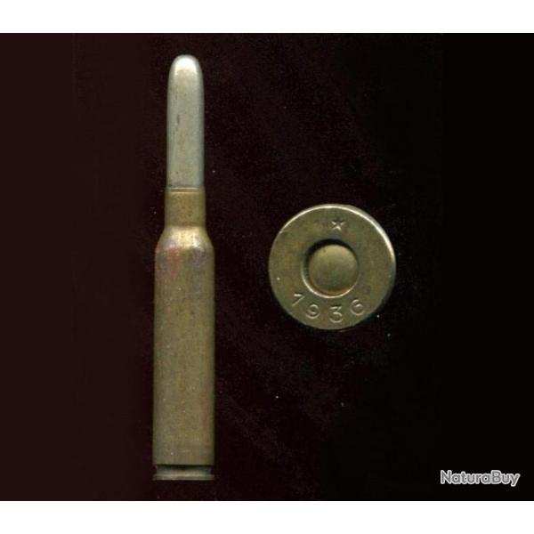 6.5x 52 Carcano Italie - production Autriche pour l'Italie - culot plat marqu� : * 1936