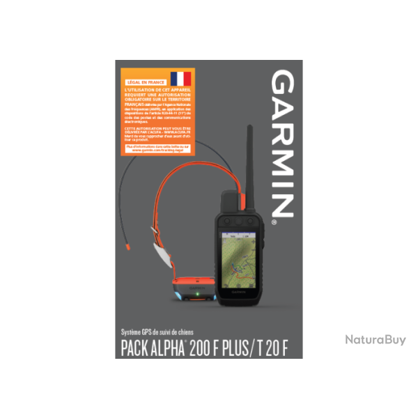 PACK GPS ALPHA 200F PLUS T20VERSION F - GARMIN