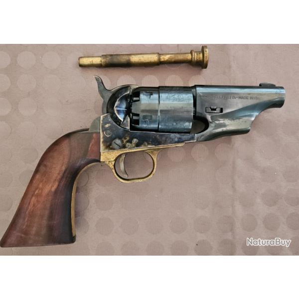 Revolver 1862 Colt Pocket Police Snubnose en acier cal. 44 PN