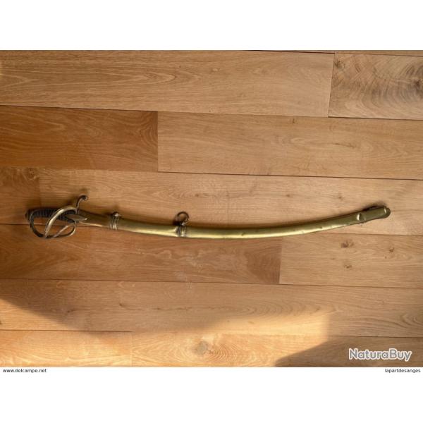 Sabre Premier Empire trouv� dans un grenier de Plancenois