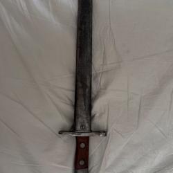 ba&iuml;onnette suisse Schmidt-Rubin de type M1889 / 1889-96