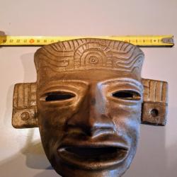 masque inca atz&egrave;que bronze