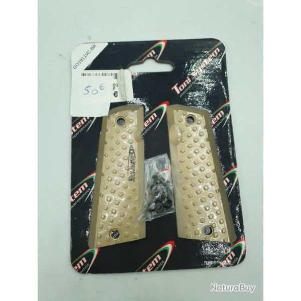 OP ACC - PLAQUETTES 1911 TONI SYSTEM LAITON - GO1911VC-BR