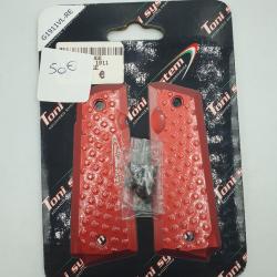 OP ACC - PLAQUETTES 1911 TONI SYSTEM ROUGE - G1911VL-RE