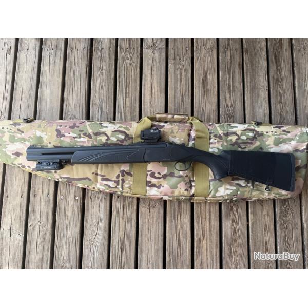 Fusils superpos� Manutac ( khan Arms) 12/76 + accessoires