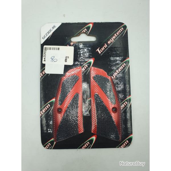 OP ACC - PLAQUETTES CZ TONI SYSTEM ROUGE - GCZ3DC-RE