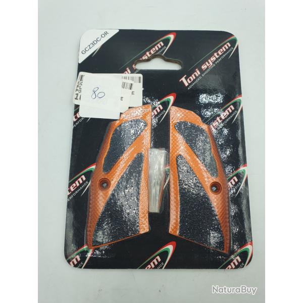 OP ACC - PLAQUETTES CZ TONI SYSTEM ORANGE - GCZ3DC-OR