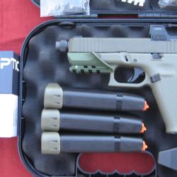 GLOCK 45 GEN 5 HUNTER EDITION MOS Neuf!!! 9x19 canon filet&eacute; &eacute;quip&eacute; viseur VECTOR FRENZY 3 MOA