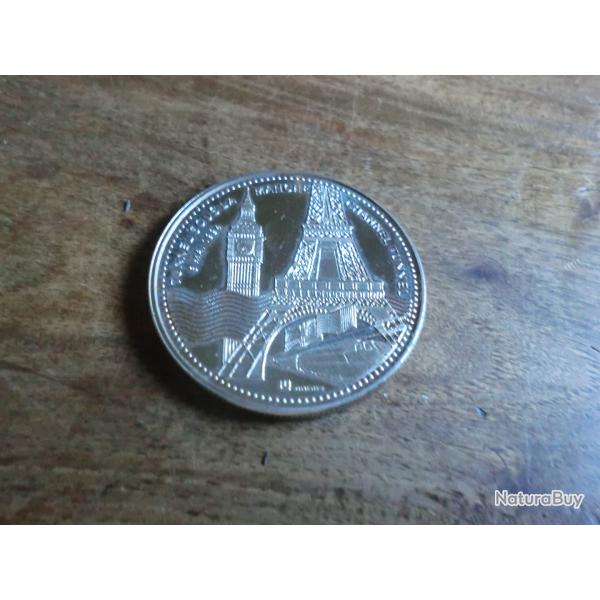 monnaie m�daille tunnel sous la manche 1994