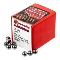OP ACC - BOITE DE 100 BALLES RONDES CAL.36 - .375 POUDRE NOIRE