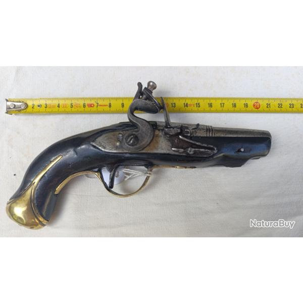 Pistolet � silex de voyage
