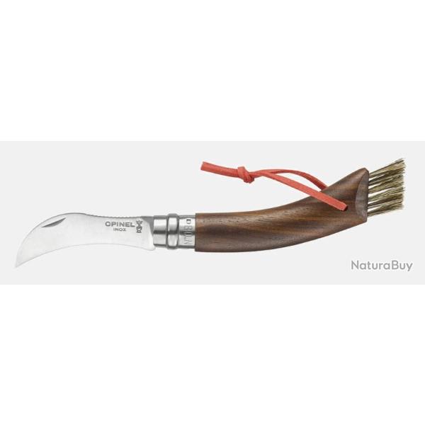 Couteau pliant OPINEL champignon plumier N�08 noyer noir