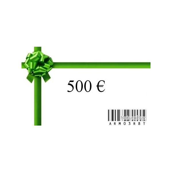 Carte cadeau -500