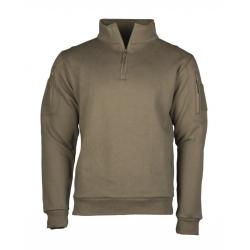 Sweat Shirt Tactique Avec Zip Mil Tec