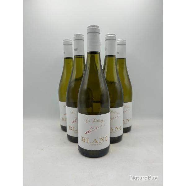 Vente flash ! 6 Bouteilles de vin blanc Demi-sec - Les Bellanges - NM