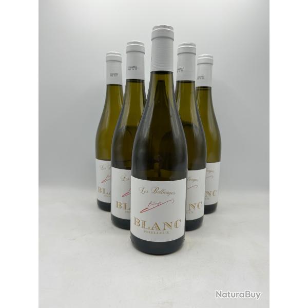 Vente flash ! 6 Bouteilles de vin blanc Moelleux - Les Bellanges - NM