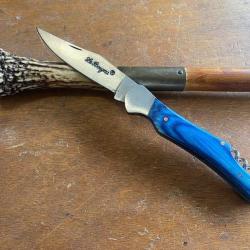 COUTEAU LE BOUGNA BOIS BOIS STAMINA BLEU TIRE BOUCHON   20253