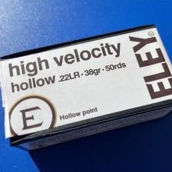 Boite de munition ELEY High Velocity HP (x50)