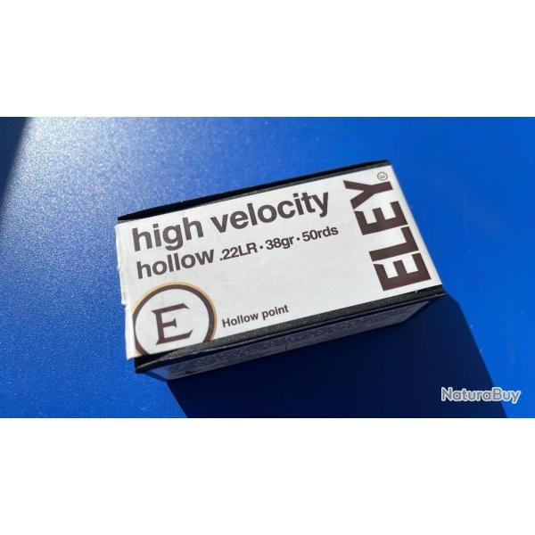 Boite de munition ELEY High Velocity HP (x50)