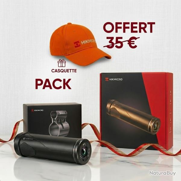 Pack camera hikcam d'action sous canon HIKMICRO A7E + support cal.12