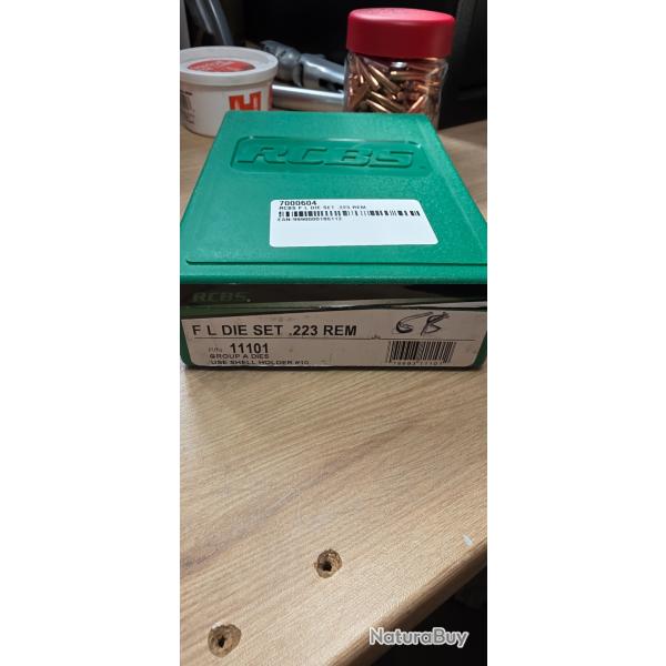 Jeu d'outils de rechargement RCBS .223