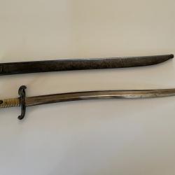 Ba&iuml;onnette pour carabine de Chasseur 1853