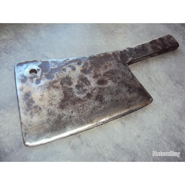 Ancien couperet feuille de boucher grand mod�le