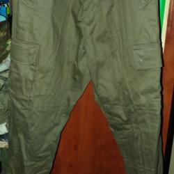 PANTALON DE TYPE PARACHUTISTES&nbsp;DE L'ARMEE FRANCAISE , TAILLE XL SOIT 46 OU 92 CM DE TOUR DE CEINTURE