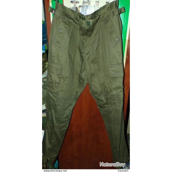PANTALON DE TYPE PARACHUTISTES�DE L'ARMEE FRANCAISE , TAILLE XL SOIT 46 OU 92 CM DE TOUR DE CEINTURE