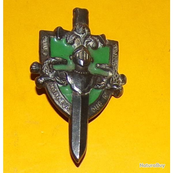 3� DIVISION BLINDEE , EMAIL , PLUS D'HONNEUR , GRAND MODELE VERT , FABRICANT ARTHUS BERTRAND PARIS