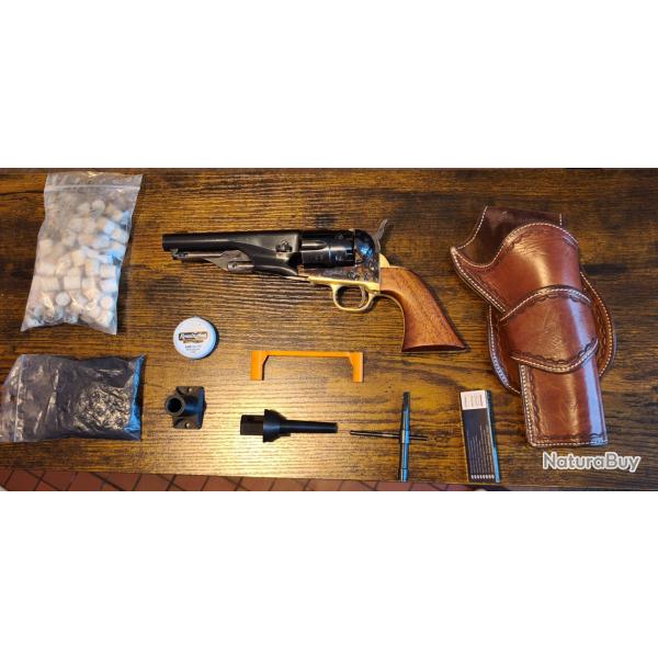 PIETTA 1862 Colt Police Sheriff CAL 44 + kit complet + holster