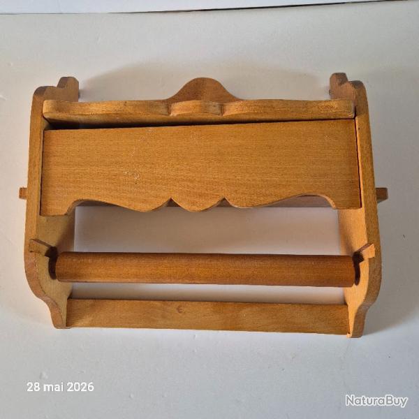 D�vidoir en bois artisanal de Sopalin et d'aluminium, �colo                 Fabriqu� fin 70, en bois