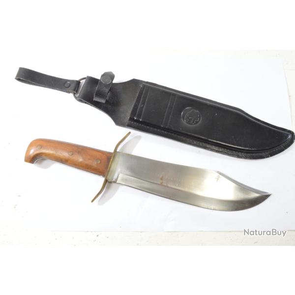 Couteau d'abatage / grand couteau de chasse LEOPARD, ann�es 1980 - 2000.