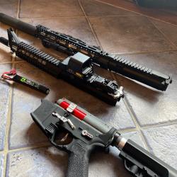 VFC Titan Gate double configuration et full upgrade, airsoft custom, avec pi&egrave;ces haut de gamme
