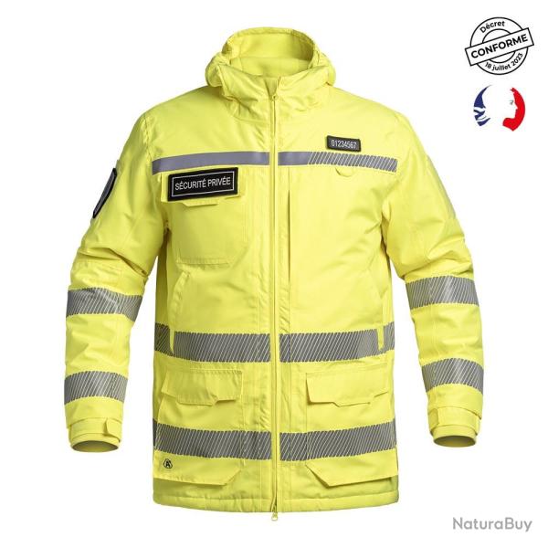 Parka Hardshell S�cu One Wf 150 Hv Tape S�curit� Priv�e Jaune Jaune