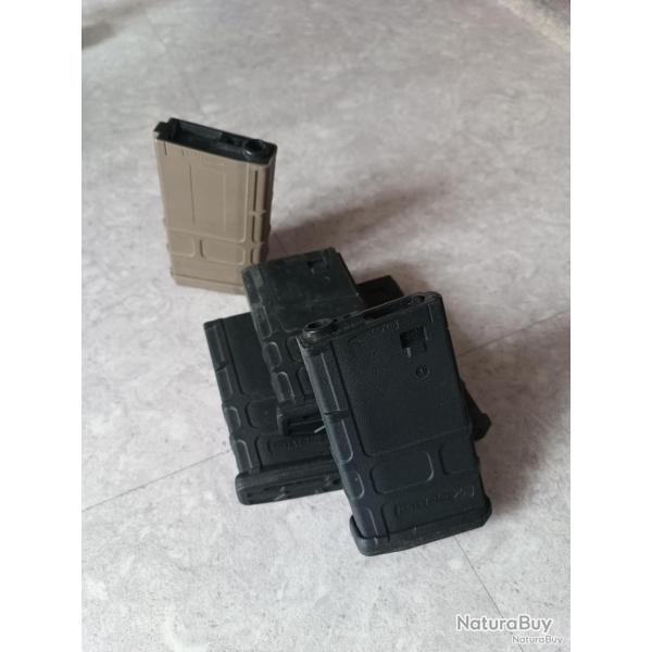 5 Chargeur M4 AEG DMR Hig-Cap (10 euros l'unit�) en tr�s bon �tat airsoft