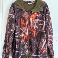 Veste de chasse camouflage automne hiver