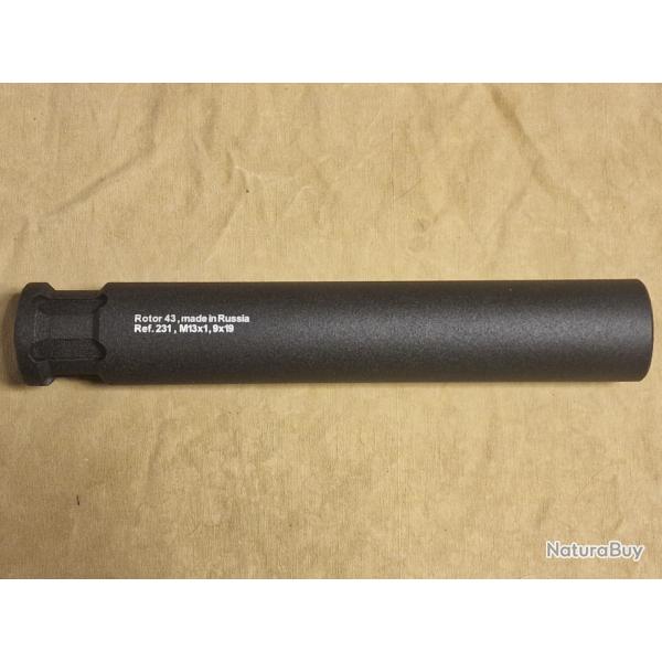 Silencieux - mod�rateur de son ROTOR 43 pour GLOCK 9mm HILMAR SUPER DESTOCK !!!
